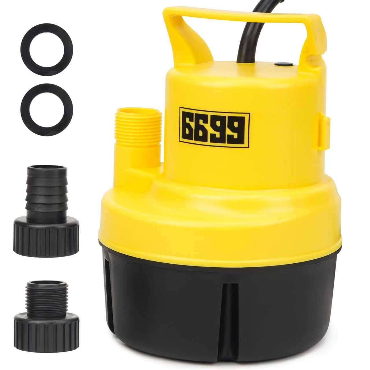 6699 Submersible Sump Pump 1/3 HP 1800GPH Utility Pump